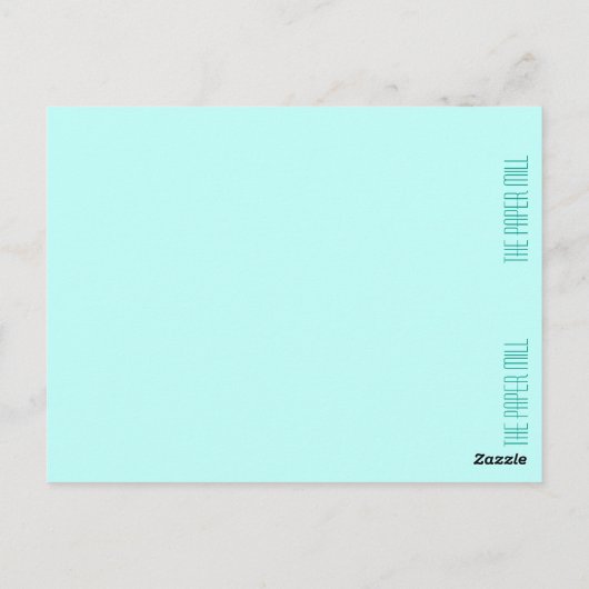 American Robin Lesezeichen Postkarte (Rückseite)