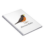 American Robin Notizblock (Rechte Seite)