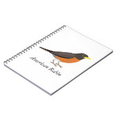 American Robin Notizblock (Linke Seite)