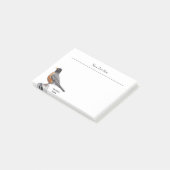 American Robin Post-it Klebezettel (angewinkelt)