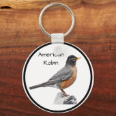American Robin Schlüsselanhänger (Vorderseite)