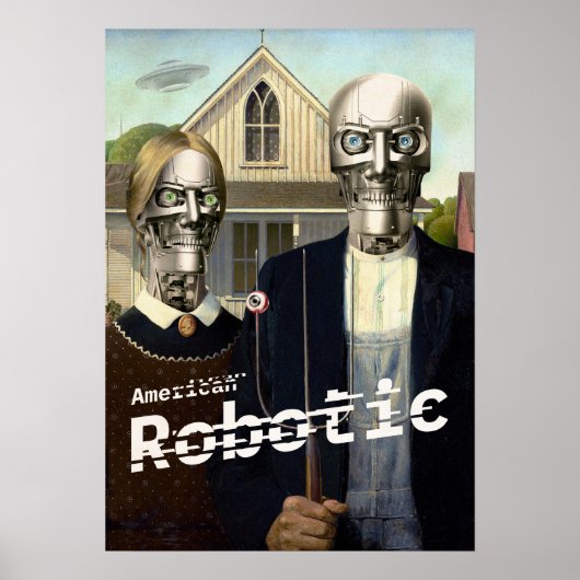 American Roboter Poster (Vorne)