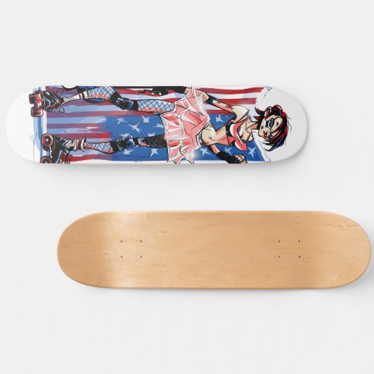 American Rollergrl Skateboard (Horizontal)