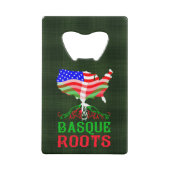 American Roots Bottle Opener Kreditkartenflaschenöffner (Rückseite)