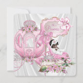 American Royal Princess Baby Dusche Einladung (Vorderseite)