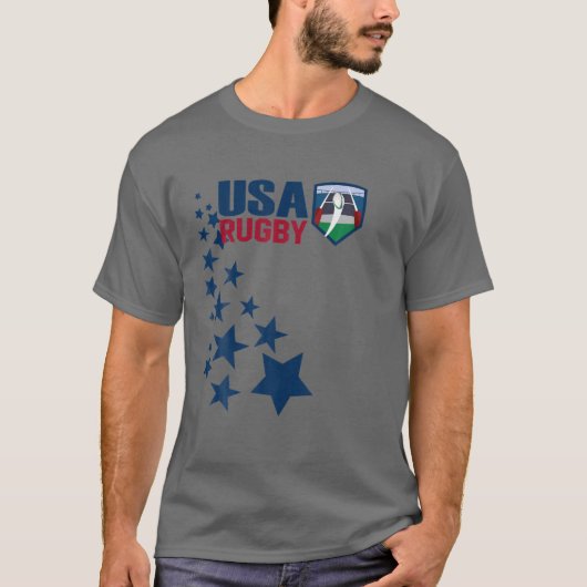 American Rugby , Fans von Rugby, USA T-Shirt (Vorderseite)
