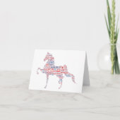 American Saddlebed Note Card Karte (Vorderseite)
