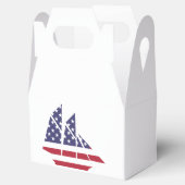 American Sailboat Favor Box Geschenkschachtel (Geöffnet)