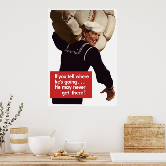 American Sailor War Poster (Küche)