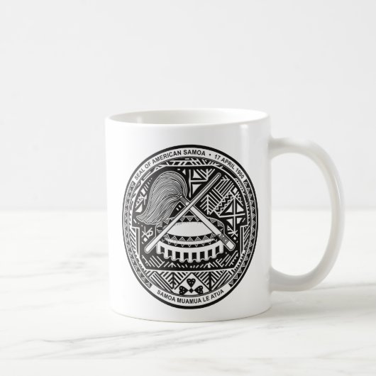 American Samoa Coat of arm AS Kaffeetasse (Rechts)