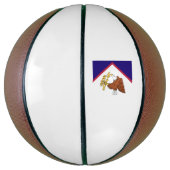American Samoa Flag Basketball (Vertikal)
