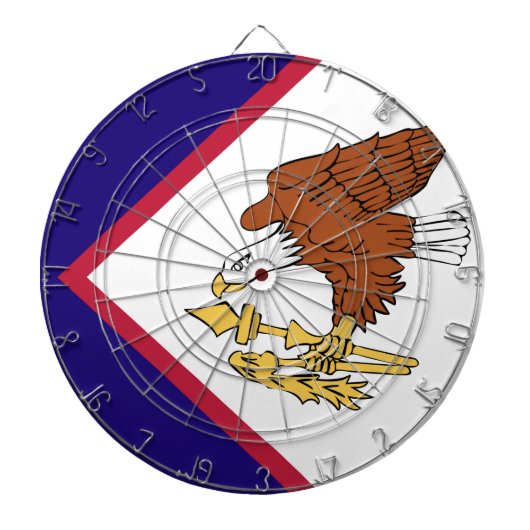 American Samoa Flag Dartscheibe (vorne)