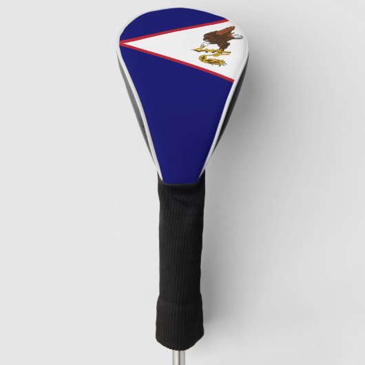 American Samoa Flag Golf Head Cover Headcover (Vorderseite)