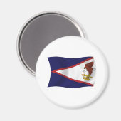 American Samoa Flag Magnet (Vorderseite/Rückseite)
