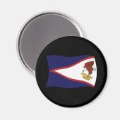 American Samoa Flag Magnet (Vorderseite/Rückseite)