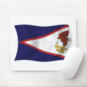 American Samoa Flag Mousepad (Mit Mouse)