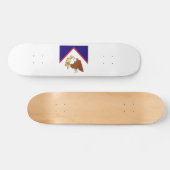 American Samoa Flag Skateboard (Horizontal)