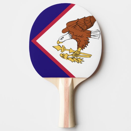 American Samoa Flag Tischtennis Schläger (Vorderseite)