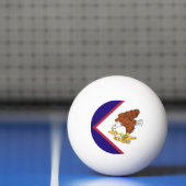 American Samoa Flag Tischtennisball (Netto)