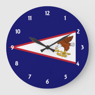 american samoa große wanduhr