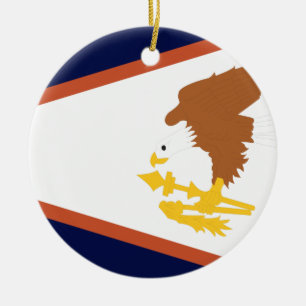 AMERICAN SAMOA KERAMIKORNAMENT