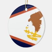 AMERICAN SAMOA KERAMIKORNAMENT (Links)
