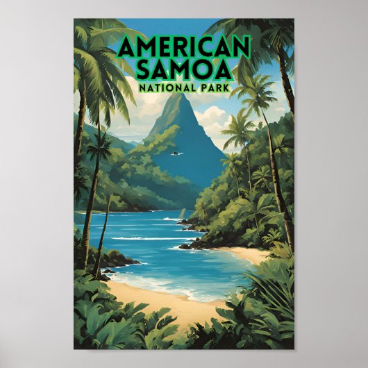 American Samoa National Park Travel Poster (Vorne)