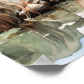 American Samoa National Park Watercolor Poster (Ecke)