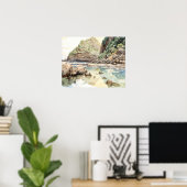 American Samoa National Park Watercolor Poster (Heimbüro)