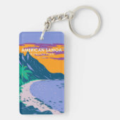 American Samoa Nationalpark Ofu Beach Schlüsselanhänger (Rückseite)