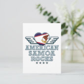 American Samoa Rocks v2 Postkarte (Stehend Vorderseite)