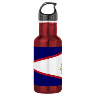 American Samoa State Flag Liberty Flasche Edelstahlflasche