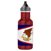 American Samoa State Flag Liberty Flasche Edelstahlflasche (Rechts)