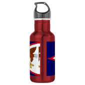 American Samoa State Flag Liberty Flasche Edelstahlflasche (Rückseite)