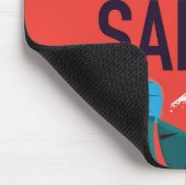 American Samoa Vintage Travel Poster Mousepad (Ecke)