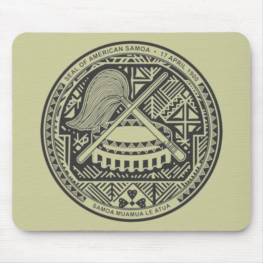 American- SamoaSiegel Mousepad (Vorne)