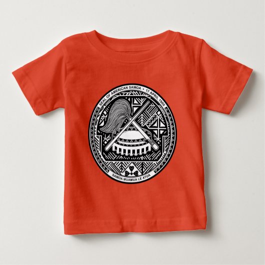 American- Samoawappen Baby T-shirt (Vorderseite)