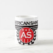American- SamoaWappen-Entwurf Kaffeetasse (Mittel)