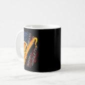 American Saxophone Player Saxophonist Jazz Band Me Kaffeetasse (Vorderseite Links)