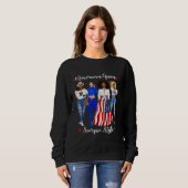 American Scorpio Style Queen November October Blac Sweatshirt (Vorne ganz)