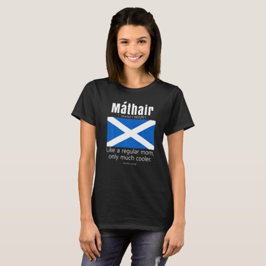 American Scottish Patriot Flag Mothers Day Scotlan T-Shirt (Vorne ganz)