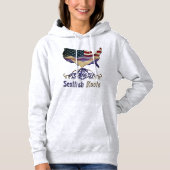 American Scottish Roots Design Hoodie (Vorderseite)
