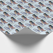 American Scottish Roots Gift Wrap Geschenkpapier (Ecke)