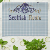 American Scottish Roots Kitchen Handtücher (Gefaltet)