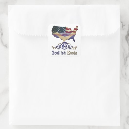 American Scottish Roots Stickers (Tasche)