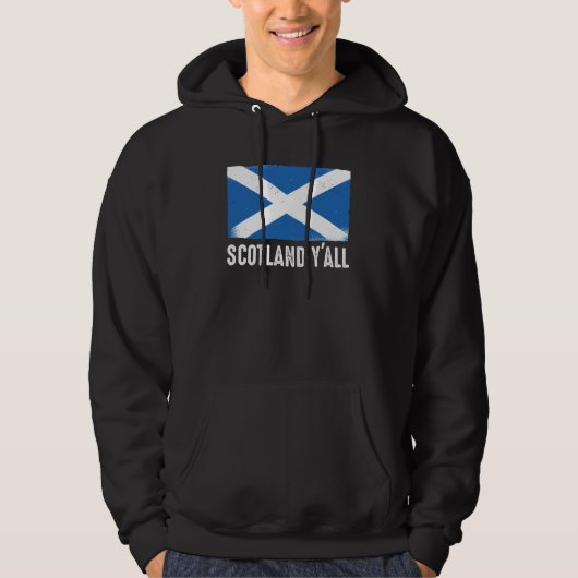American  Scottish Scotland Y'All Hoodie (Vorderseite)