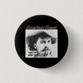 American Scout, Buffalo Bill Cody. Button (Vorderseite)