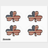 American Shamrock Sticker (Blatt)
