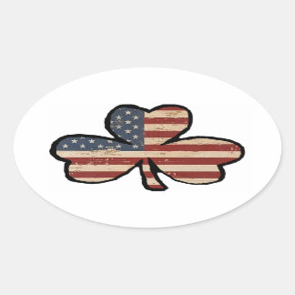 American Shamrock Sticker