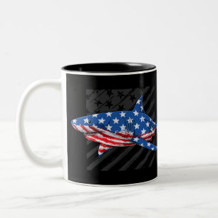 American Shark Zweifarbige Tasse
